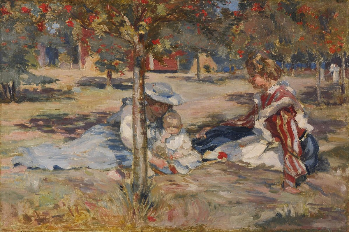 Janis Rozentāls. Rudens saulē (Parkā). 1903–1905.