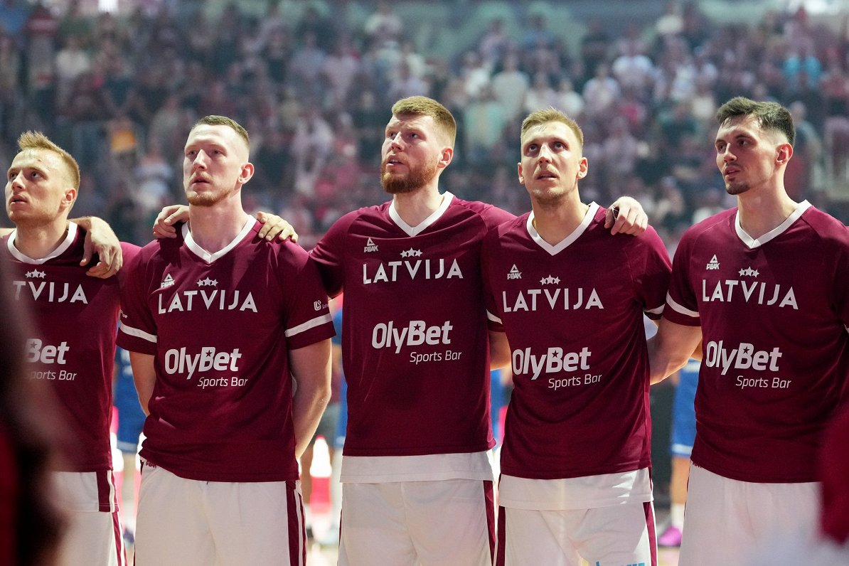 Latvijas basketbola izlases pārbaudes spēle pret Somiju