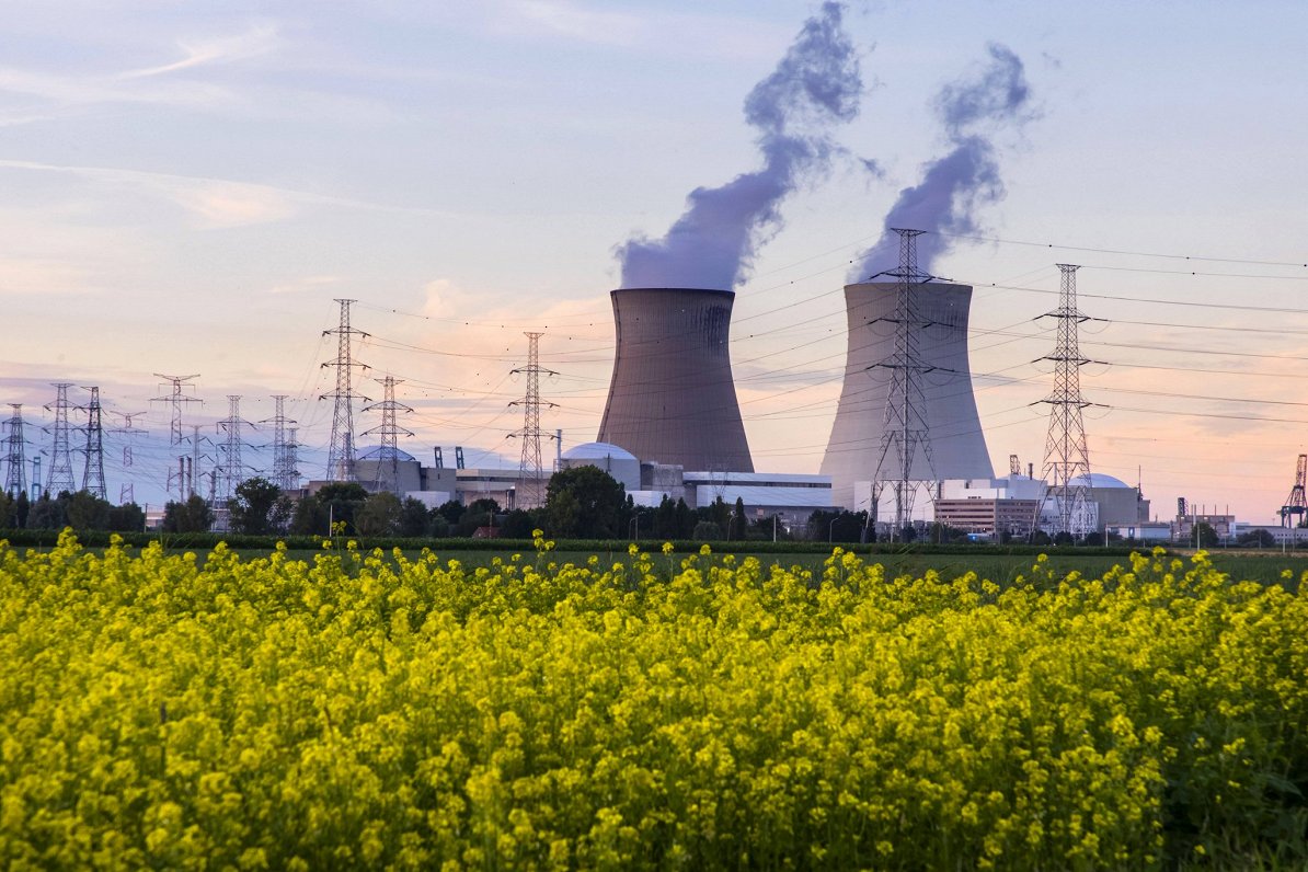 Ilustratīvs attēls, atomelektrostacija Beļģijā