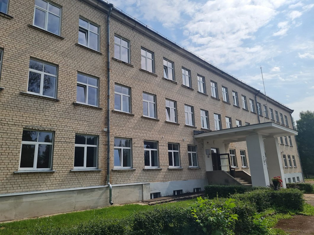 Patvēruma meklētāju izmitināšanas centrs Alūksnes novada Liepnā, 2023.gada augusts