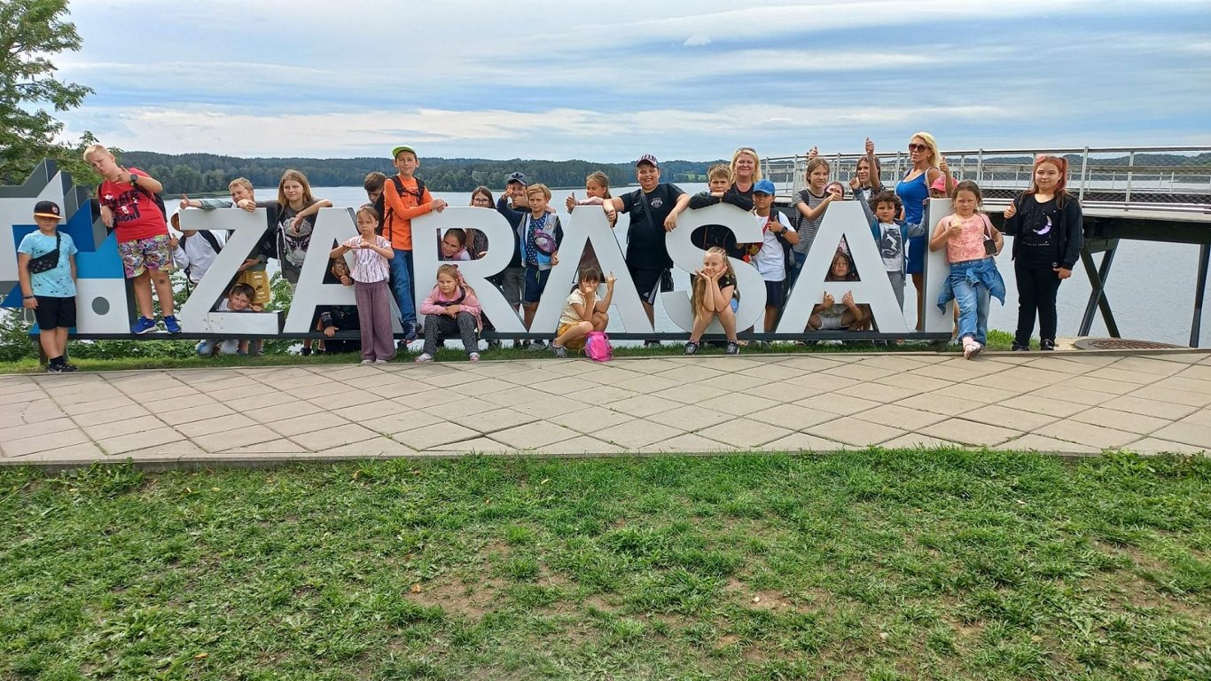 Украинские дети в Зарасае (Литва)