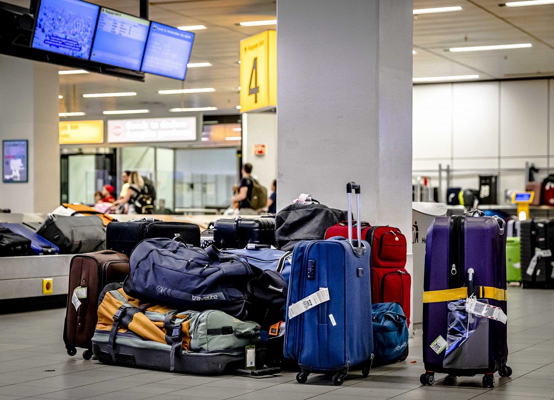 Pazaudētā bagāža Amsterdamas lidostā Šipholā