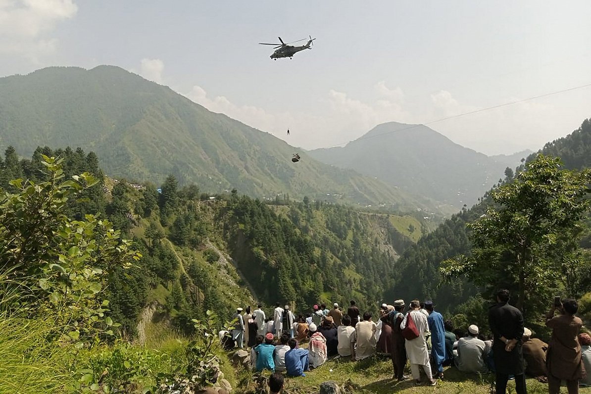 Cilvēku glābšanas operācija Pakistānā