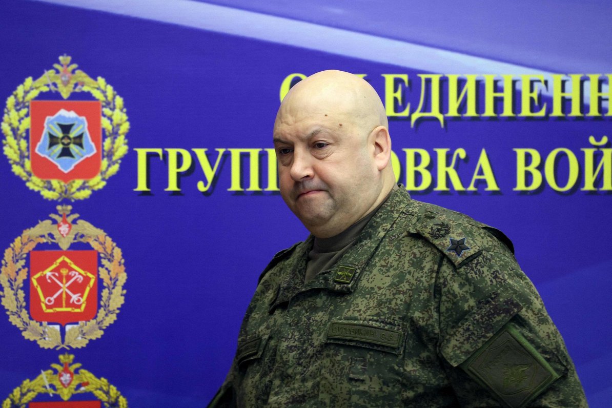 Krievijas armijas ģenerālis Sergejs Surovikins
