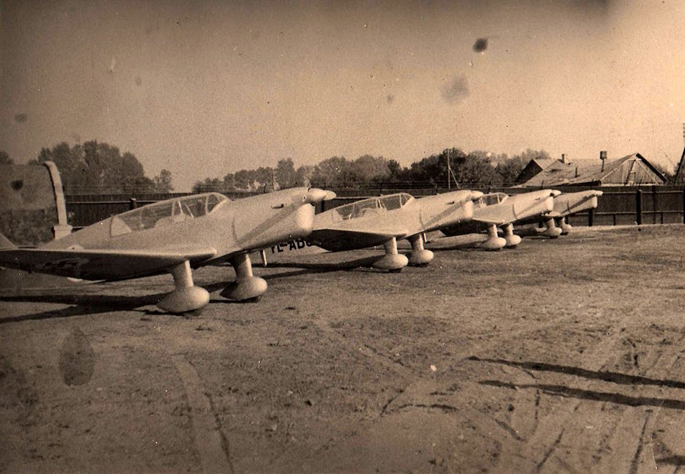 &quot;I-12&quot; lidmašīnas Spilves pļavās 1938. gadā