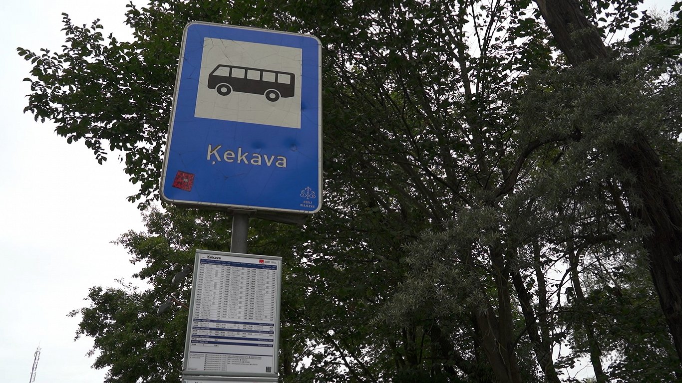 Autobusa pietura Ķekavā
