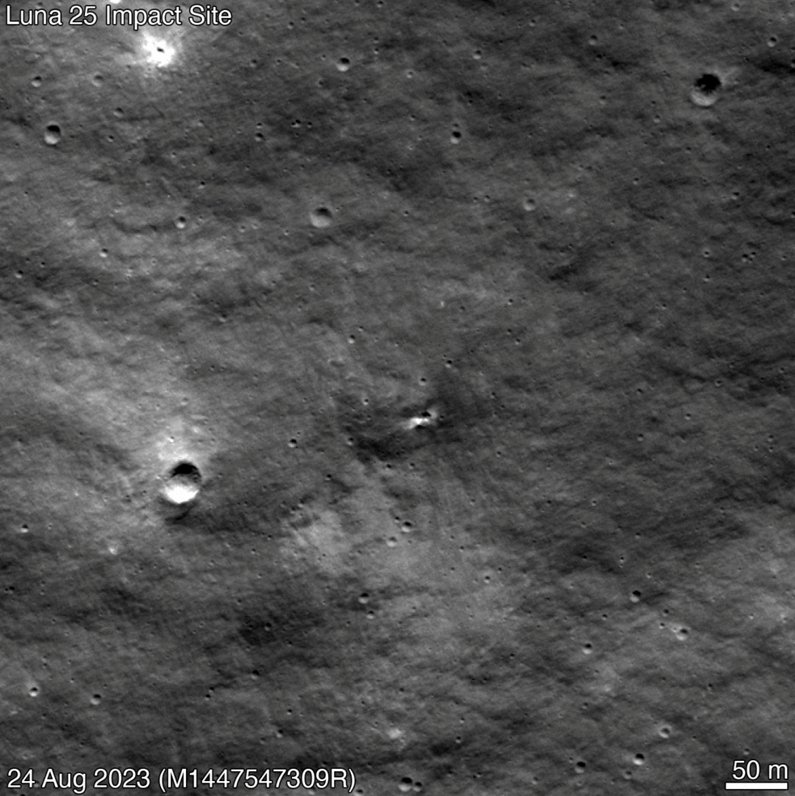 Krāteri atklājusi NASA zonde &quot;Lunar Reconnaissance Orbiter&quot; (LRO)