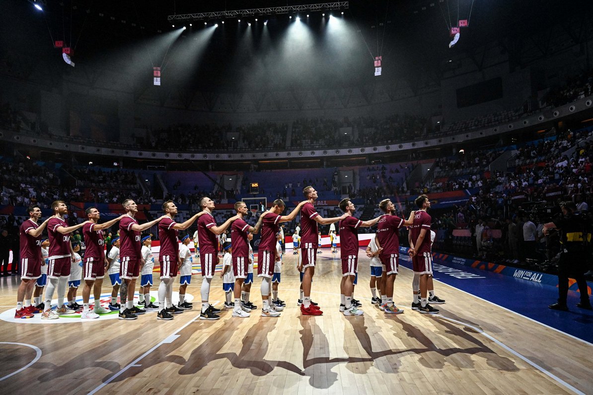 Мужская сборная Латвии по баскетболу на Кубке мира 2023.