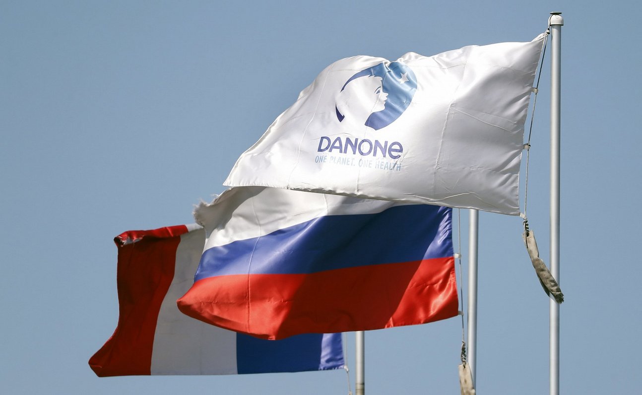 Krievija pārņēmusi kontroli pār uzņēmuma &quot;Danone&quot; aktīviem