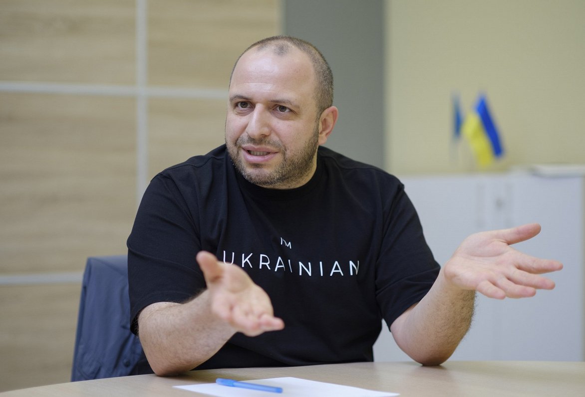 Ukrainas aizsardzības ministra amatam izvirzītais Rustems Umerovs