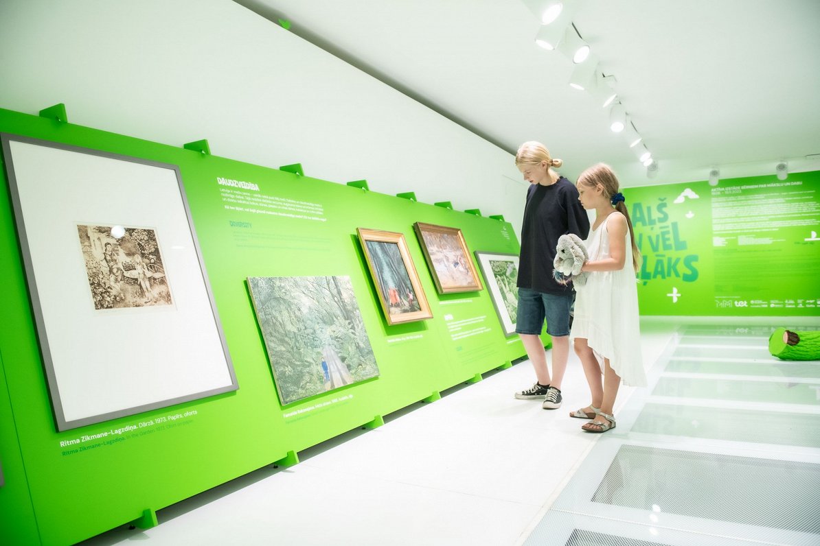 Latvijas Nacionālā mākslas muzeja izstāde “Zaļš un vēl zaļāks”.