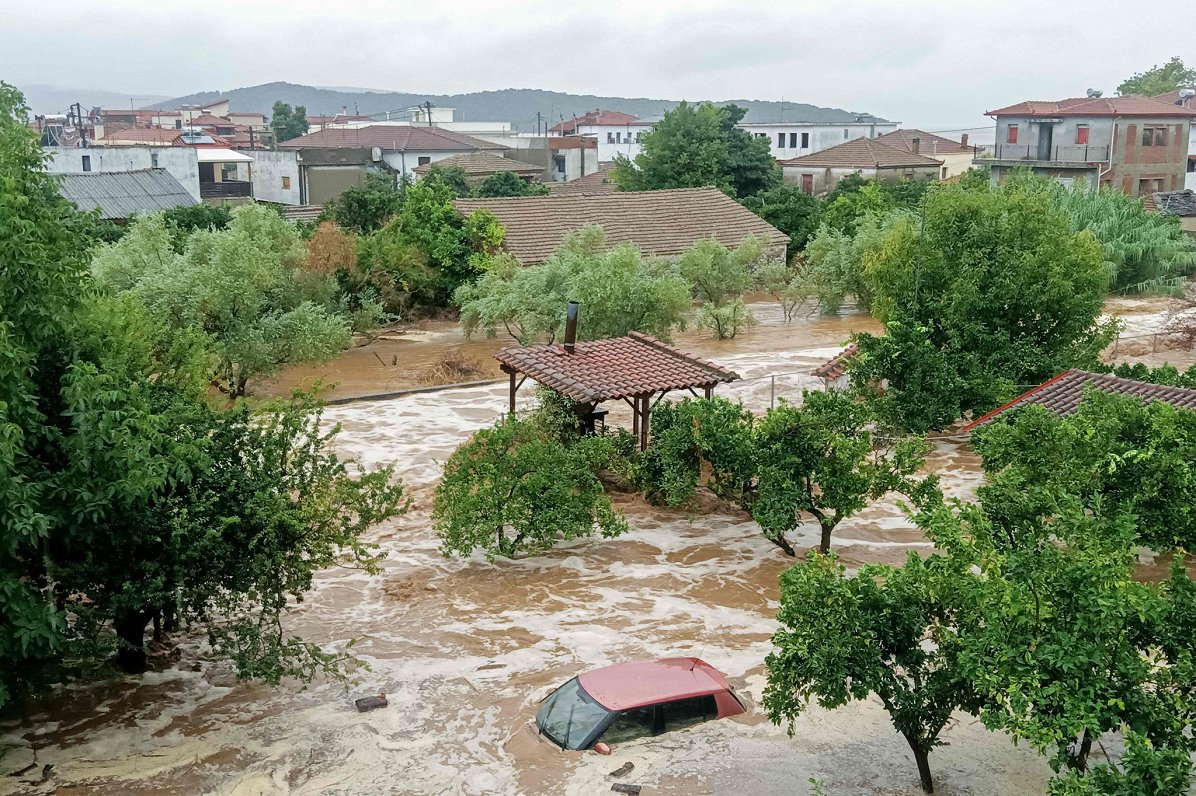 Plūdi Grieķijā, 2023.gada septembris.
