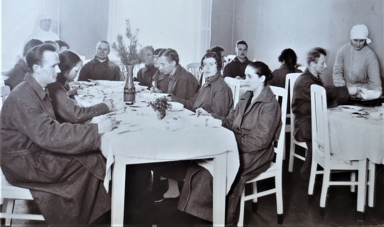 Vaiņodes sanatorijas pacienti, 1926. gads.