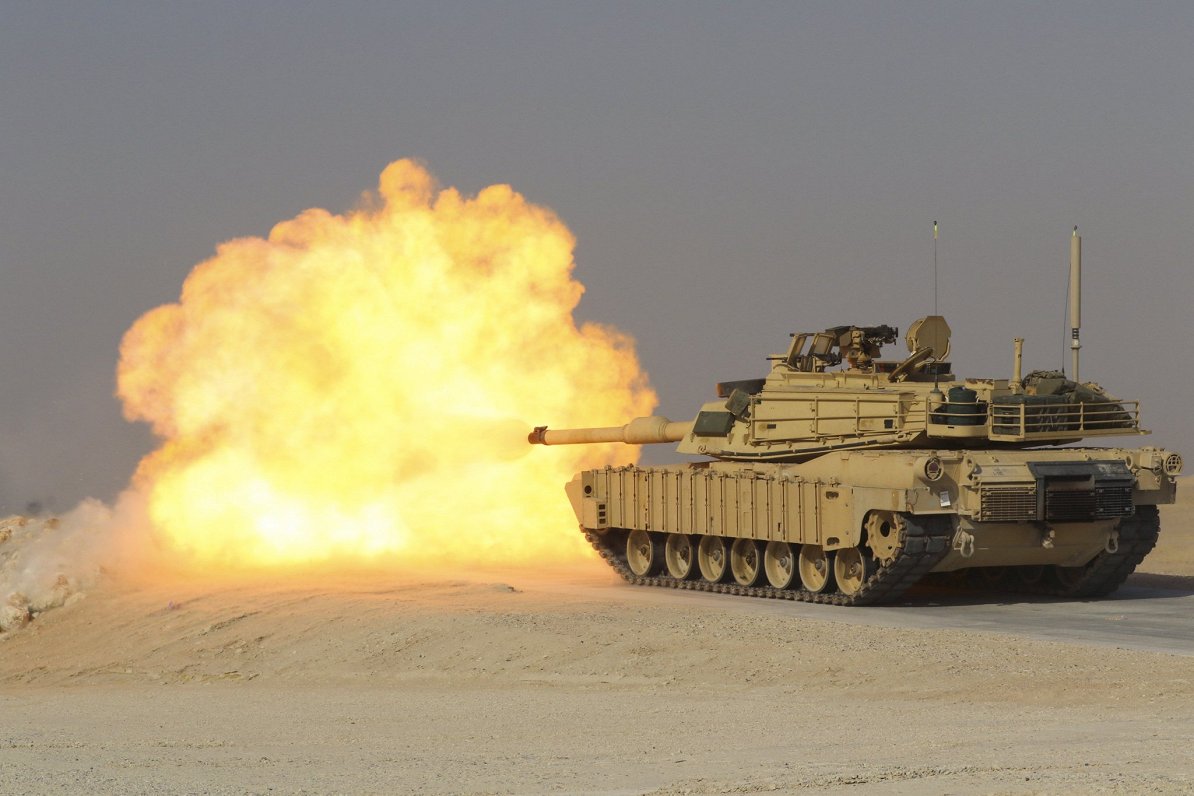 Ilustratīvs attēls: M1 Abrams tanks, kāds drīzumā tiks piegādāts Ukrainai