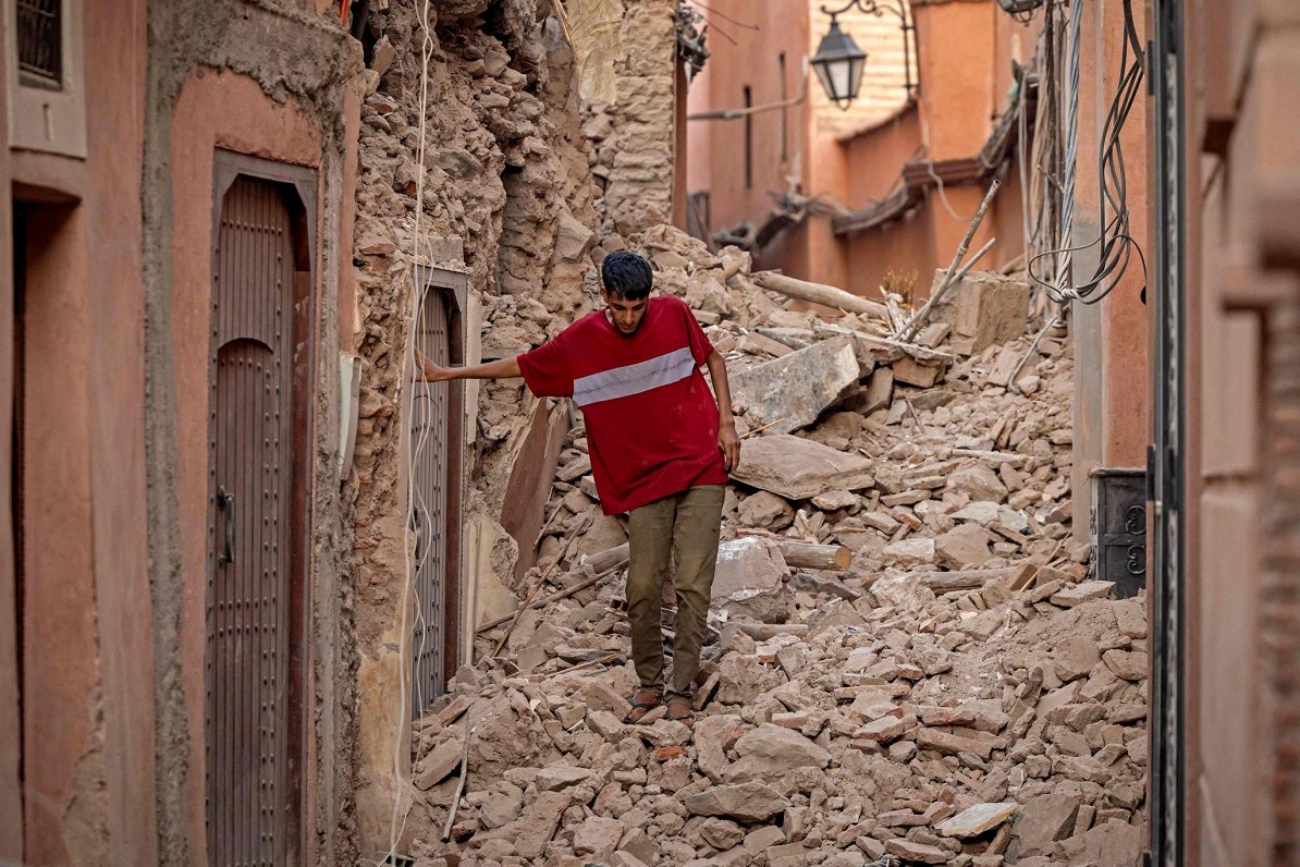 Утро после землетрясения в Марокко