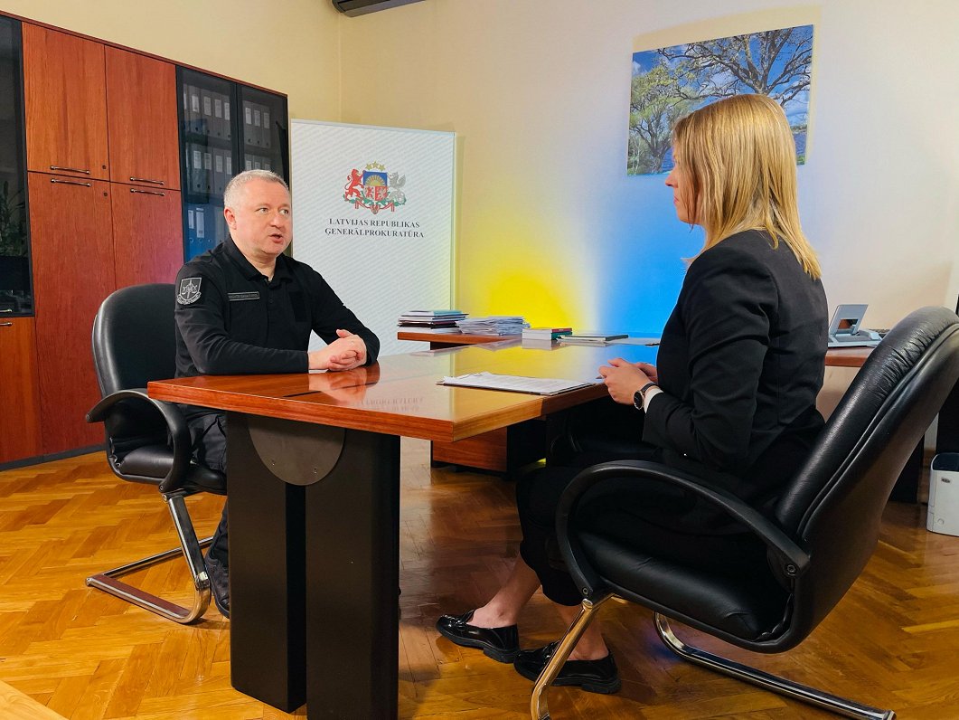LTV raidījuma &quot;Šodienas jautājums&quot; vadītāja Anete Bērtule intervē Ukrainas ģenerālprokuror...