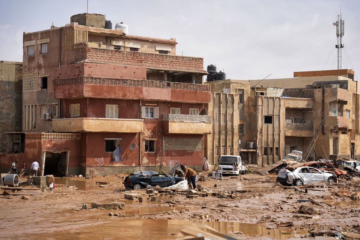 Plūdi Lībijā