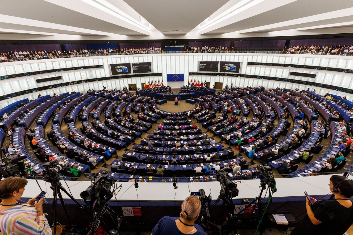 Ilustratīvs attēls: Eiropas Parlamenta deputātu sēde