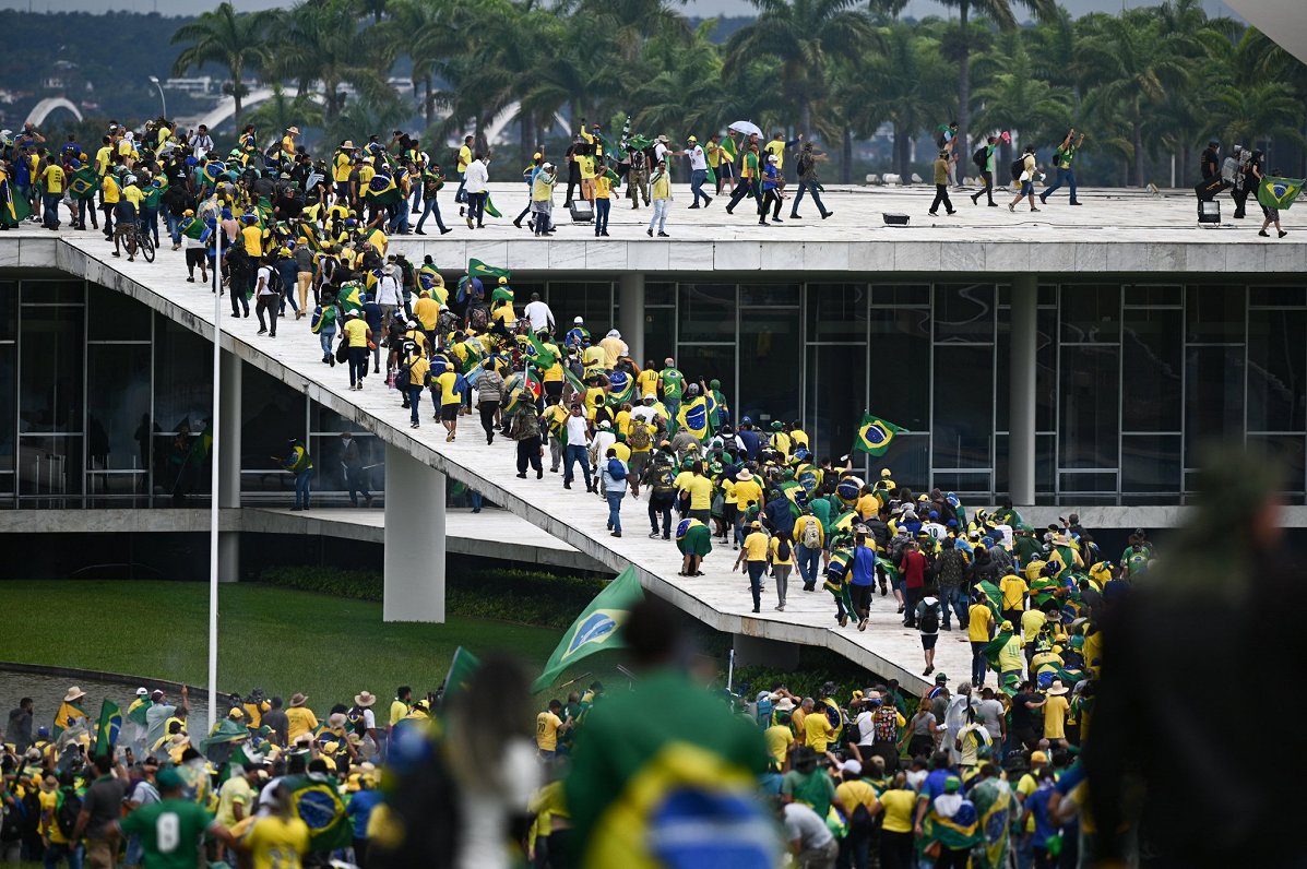 Bolsonaru atbalstītāju protesti 08.01.2023