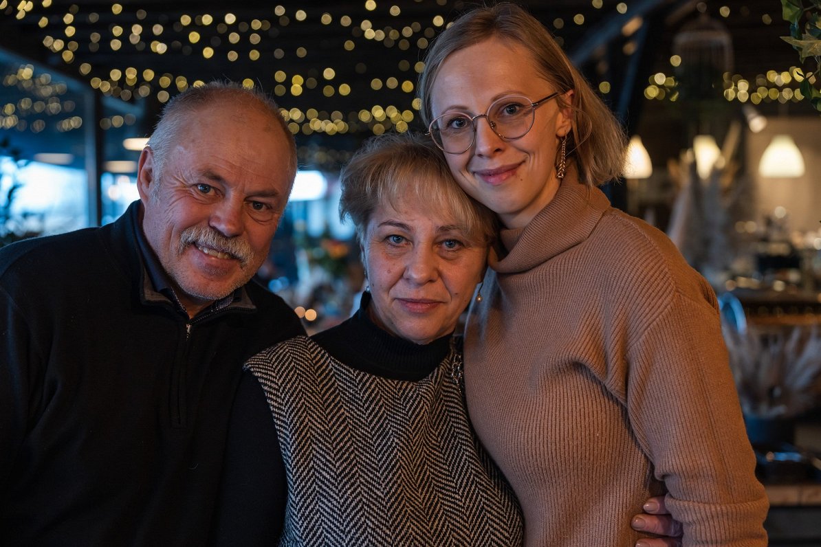 Zane Grigale-Soročina ar vecākiem