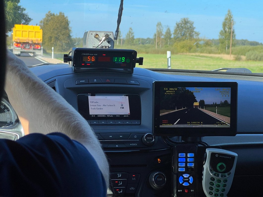 Ceļu policijas reids Jelgavas novadā