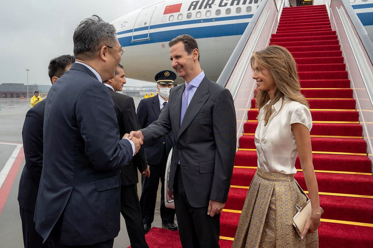 Sīrijas prezidents Bašars al Asads vizītē Ķīnā