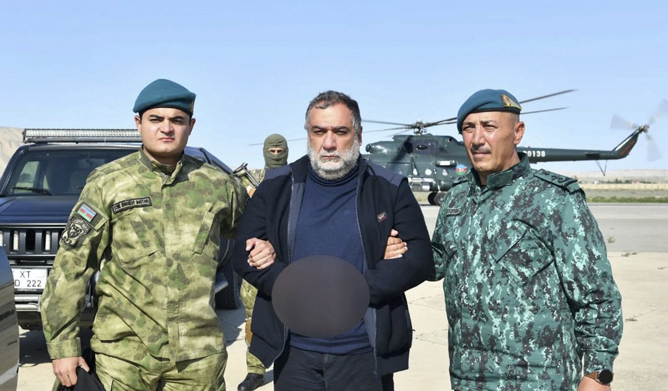 Azerbaidžānas robežsargi aizturējuši bijušo Kalnu Karabahas premjeru Rubenu Vardanjanu