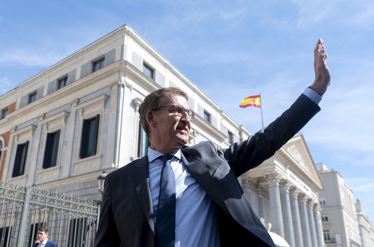 Spānijas konservatīvo izvirzītais premjera amata kandidāts Alberto Nunjess Feiho nav saņēmis parlame...