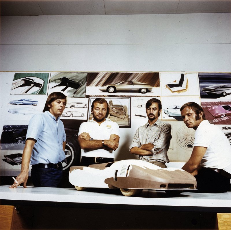 Porsche design team (Anatole Lapine second from left)