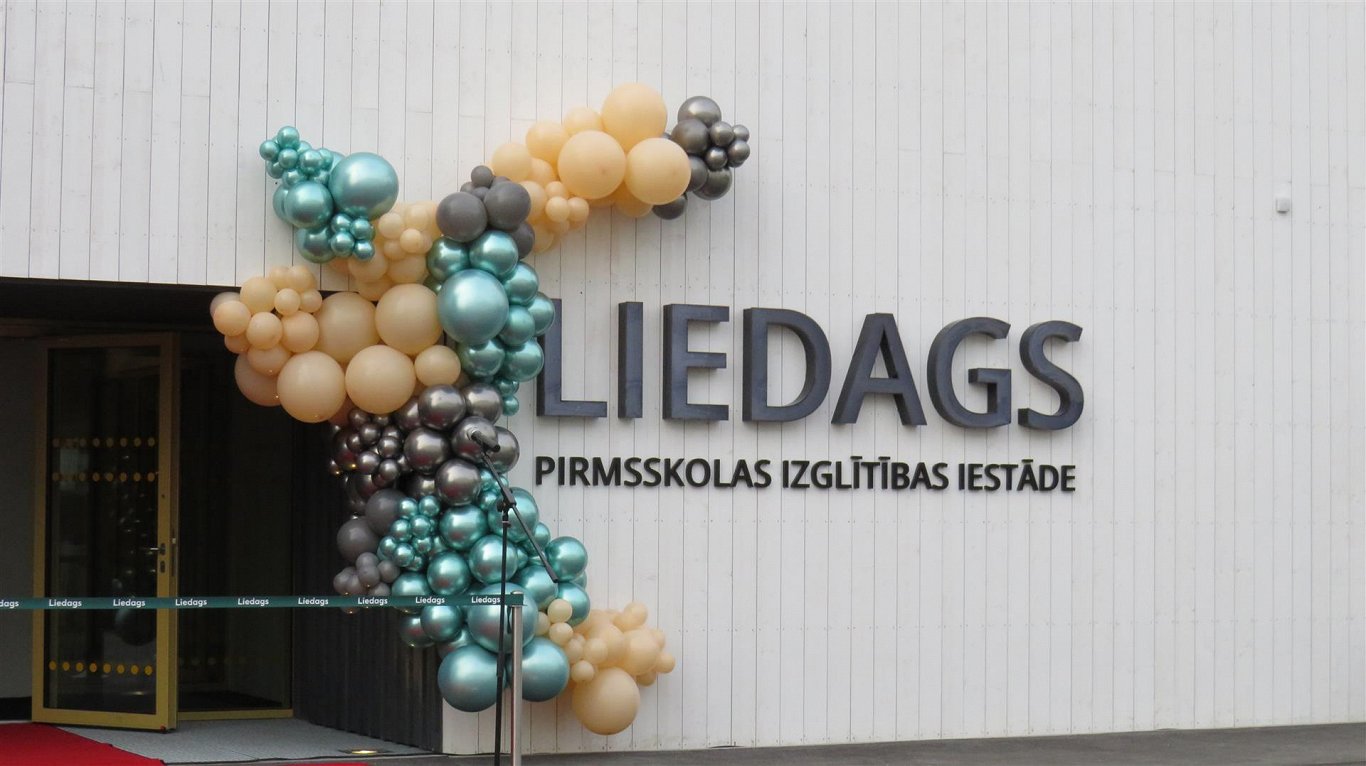 Открытие нового детского сада Liedags в Лиепае
