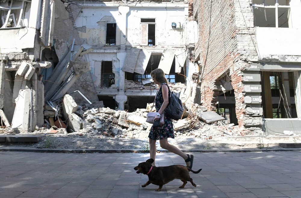 Временно оккупированный Мариуполь, Украина. Август, 2023 года.