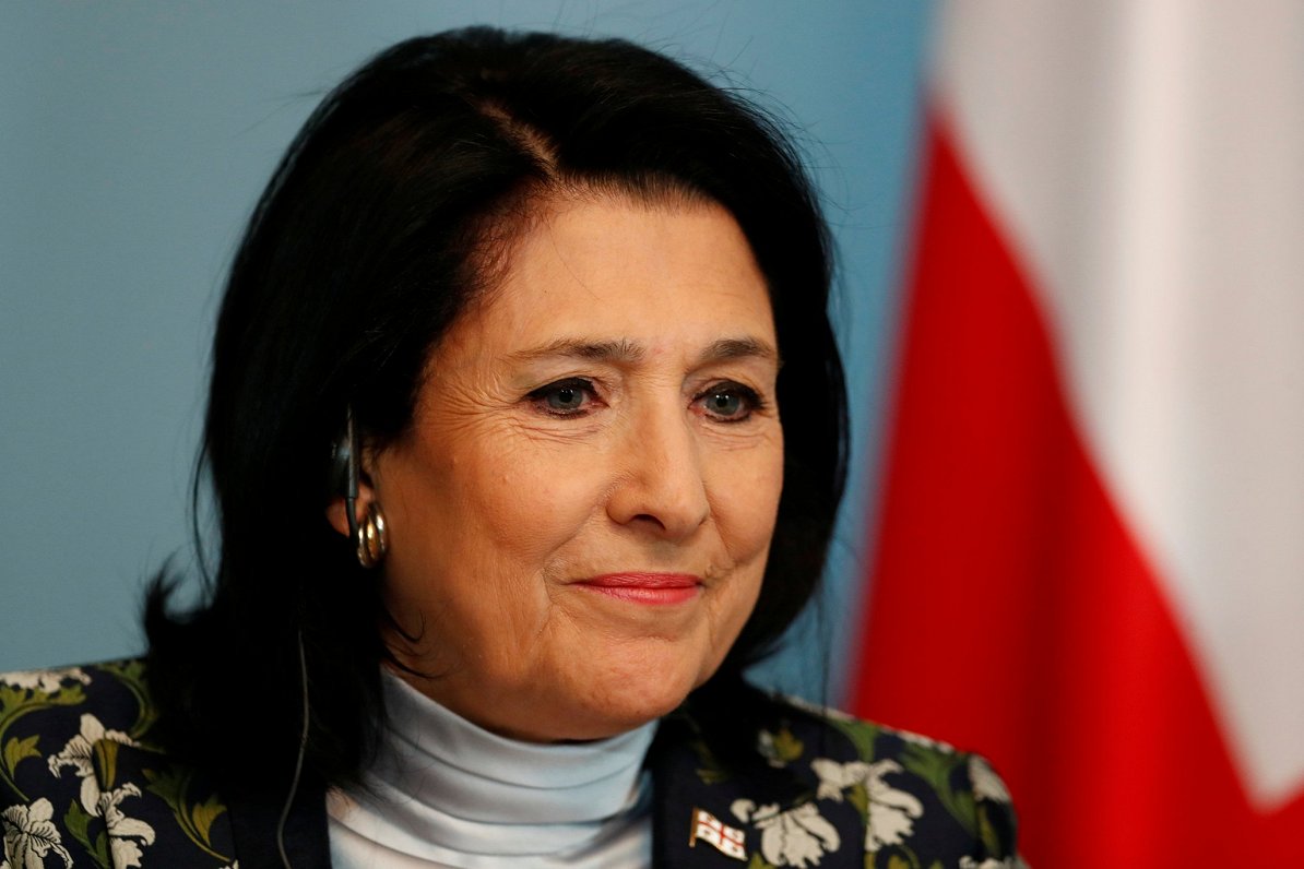 Gruzijas prezidente Salome Zurabišvili nesen viesojās Baltijas valstīs