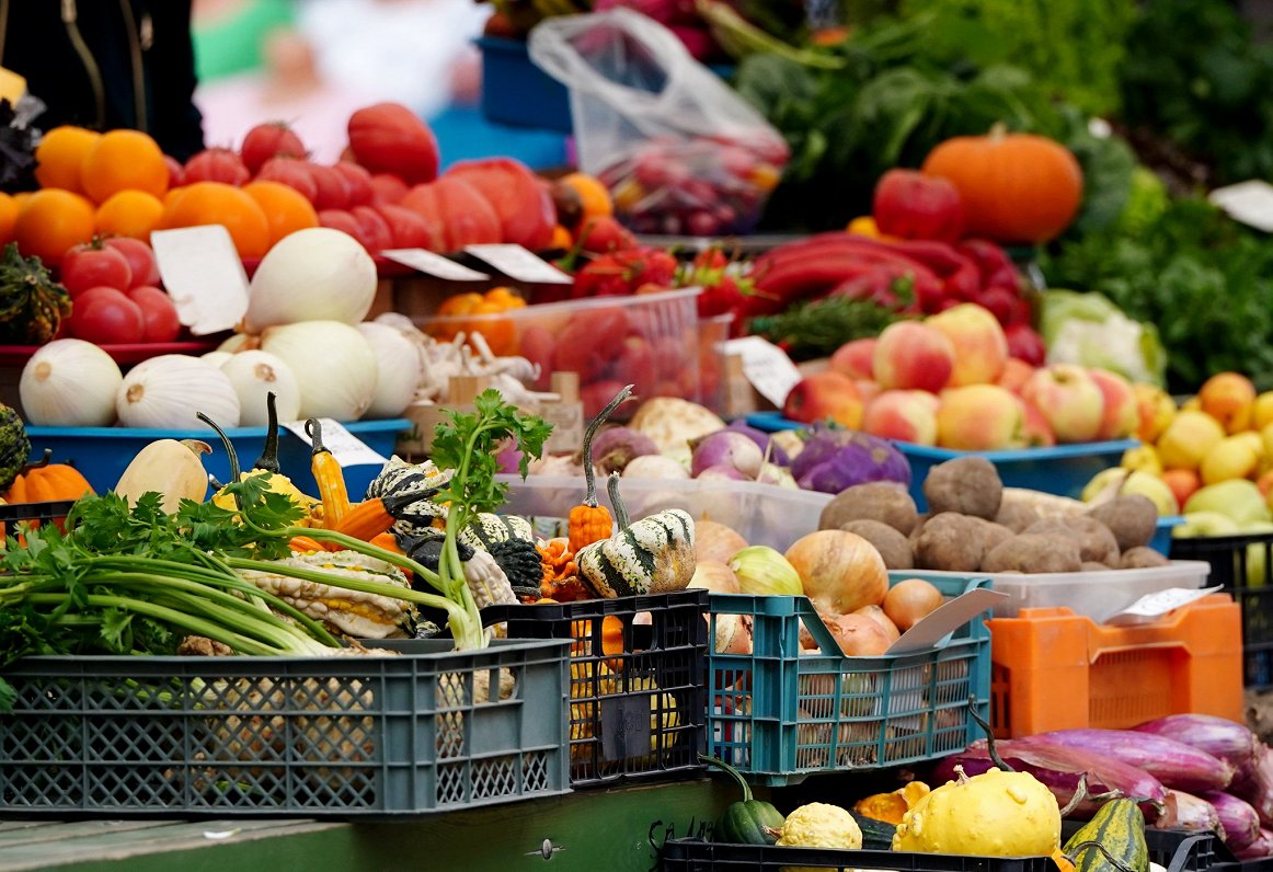 Овощи на рынке. Иллюстративное фото