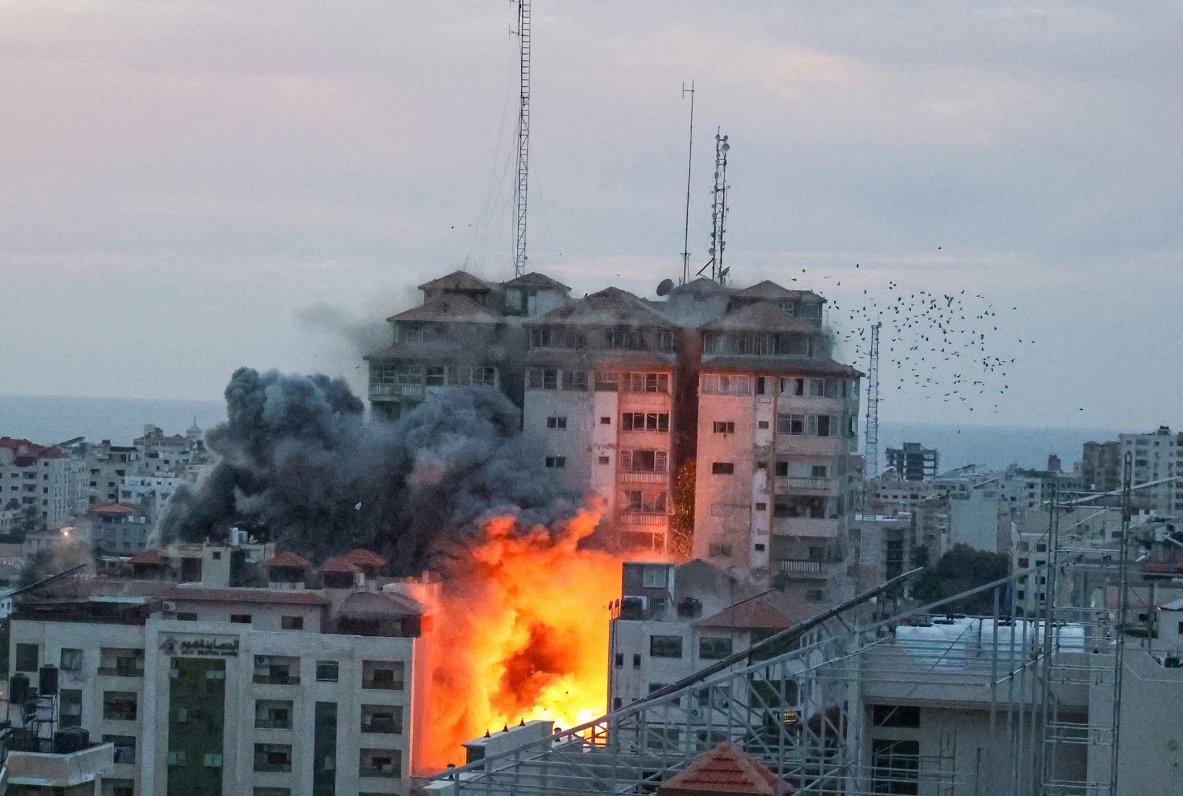 Izraēlas pretuzbrukums Gazas joslā, mērķējot pa teroristiskās organizācijas “Hamas” mērķiem