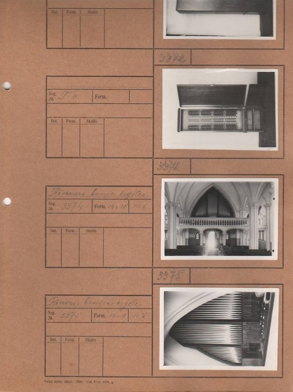 Rēzeknes luterāņu draudze 1938. gadā pasūta elektriskās ērģeles ar tādu pat prospektu kā stabuļu ērģ...