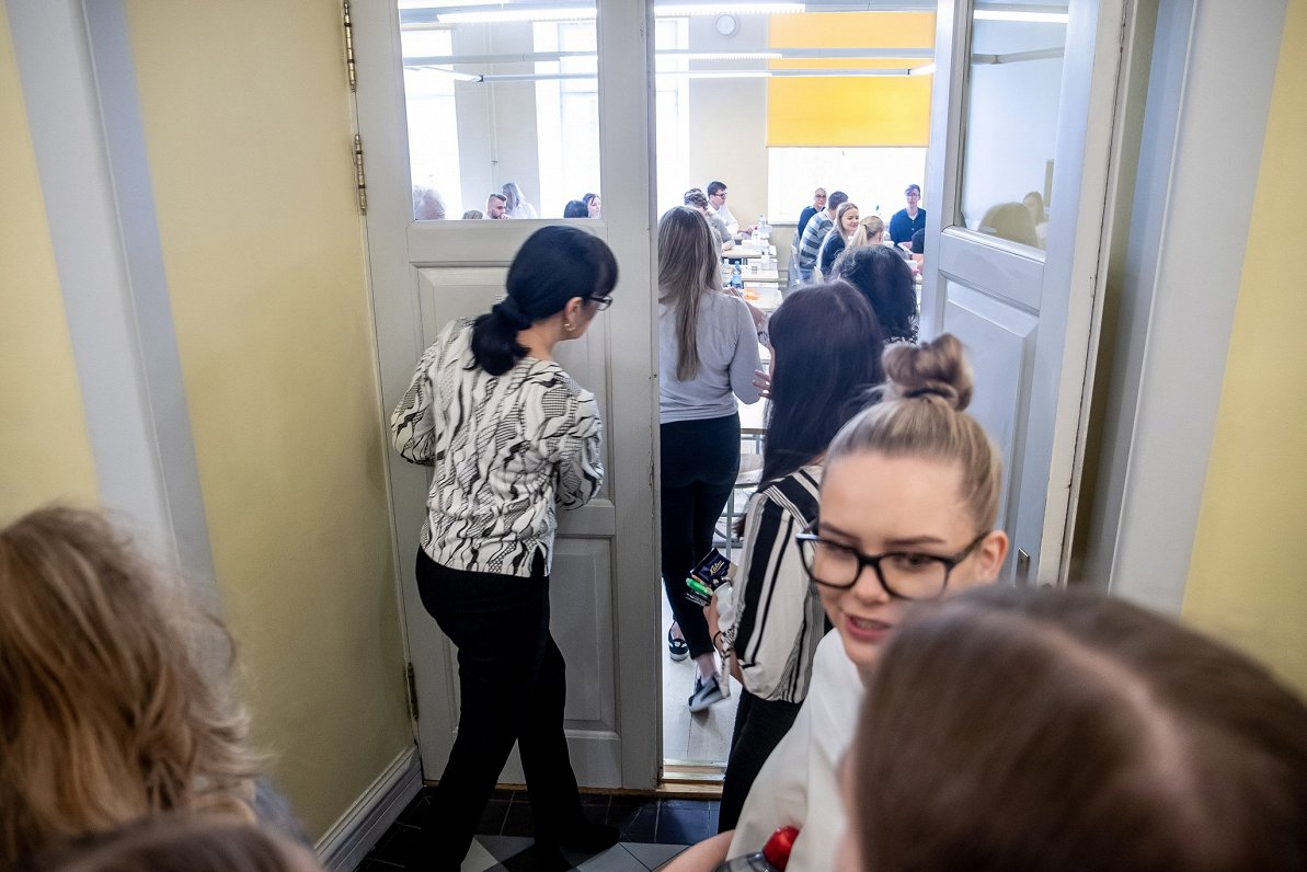Эвакуация в эстонской школе. Иллюстративное фото