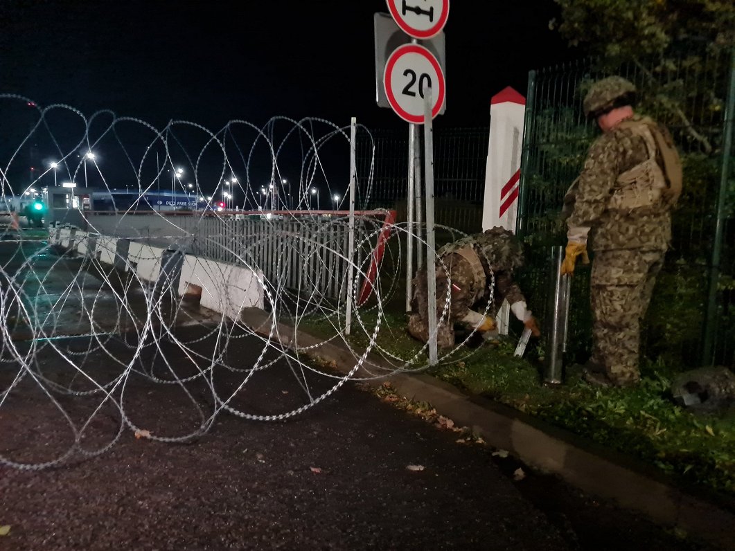 Закрытие пограничных КПП Виентули и Педедзе.