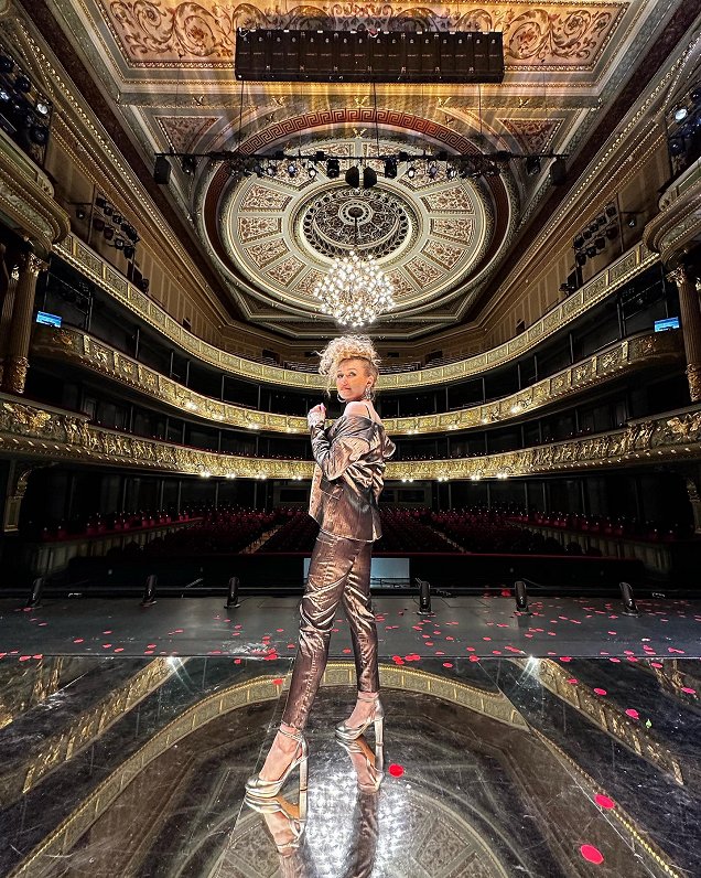 Лидия Баранова в Латвийской опере в спектакле &quot;Адрианна Лекуврер&quot;