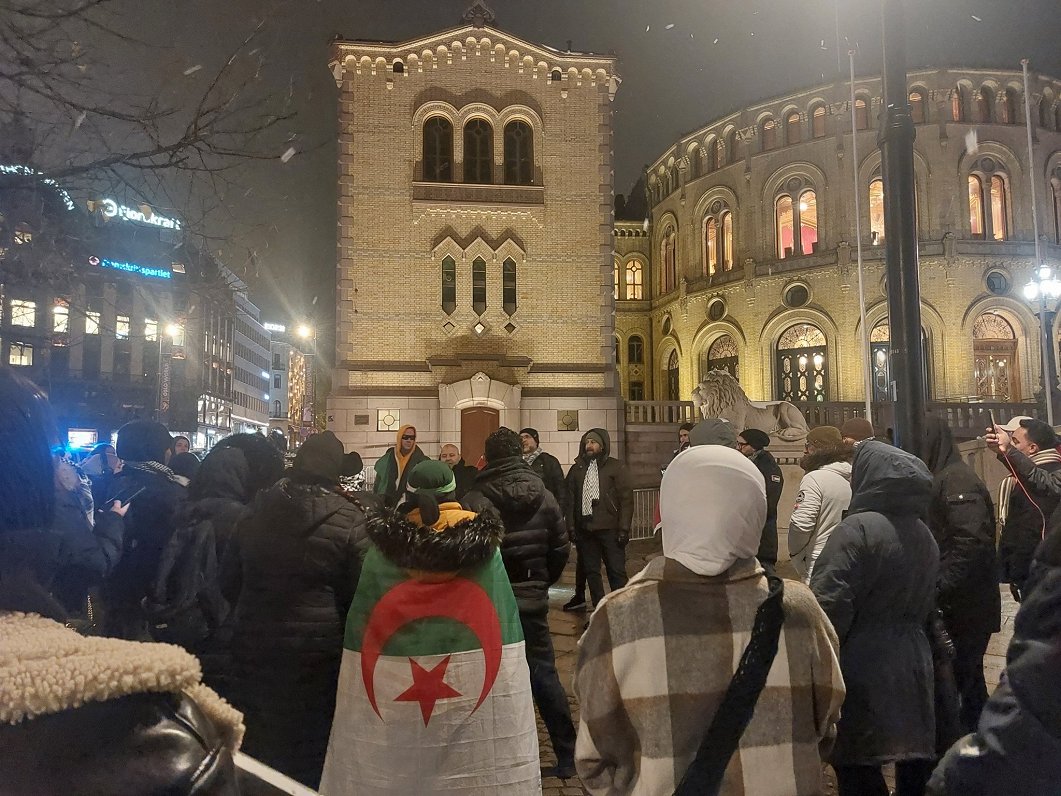 Demonstrācija palestīniešu atbalstam Oslo