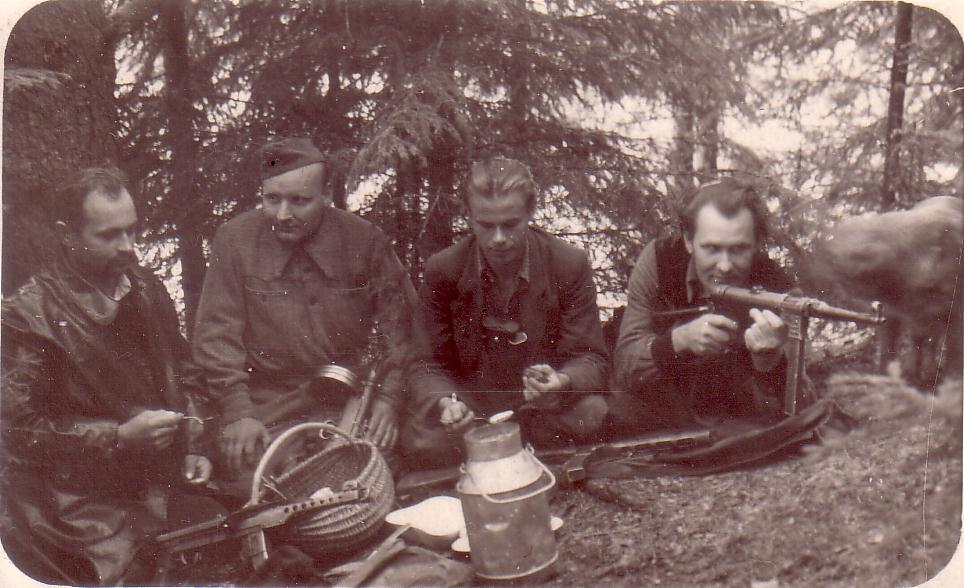 Pētera Ābeles grupa 1949. gada vasarā.