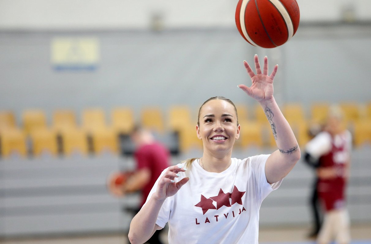 Latvijas sieviešu basketbola valstsvienības atklātais treniņš