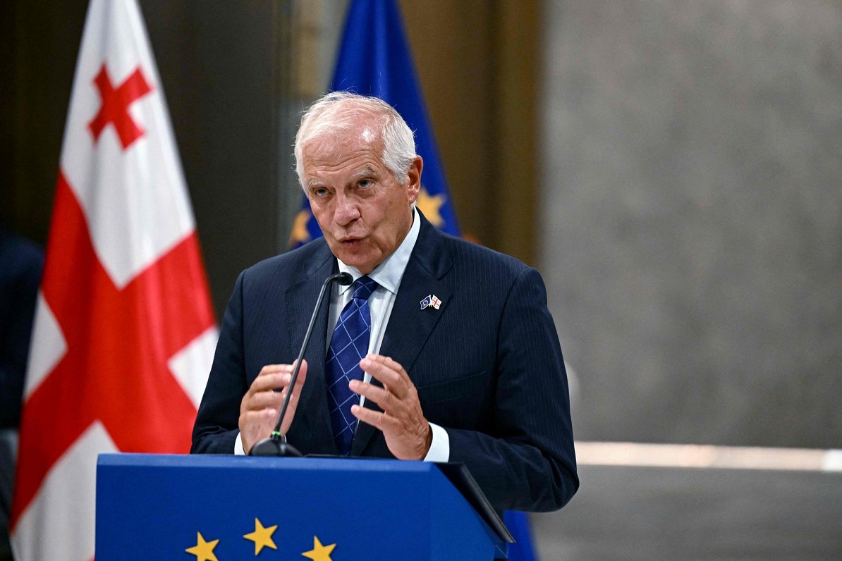 ES ārējās un drošības politikas vadītājs Žuzeps Borels vizītē Gruzijā, 2023. gada septembrī