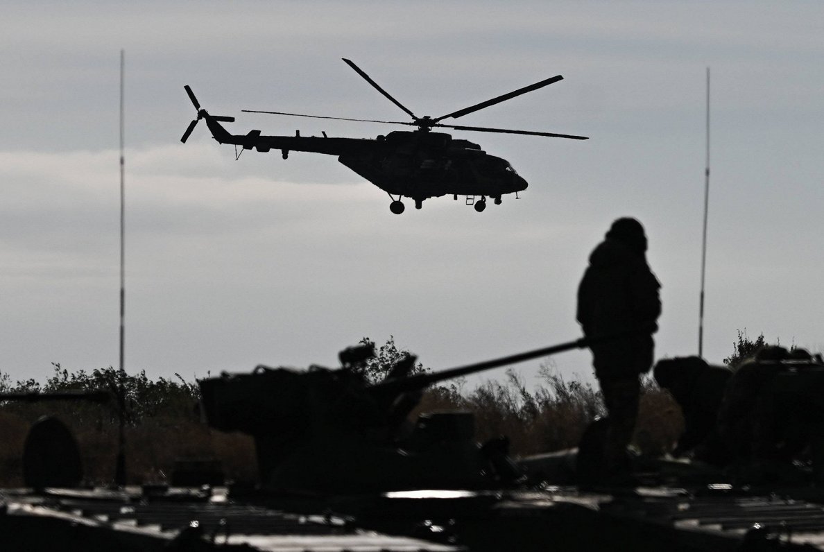 Ilustratīvs attēls: Militāro spēku mācībās Krievijas teritorijā