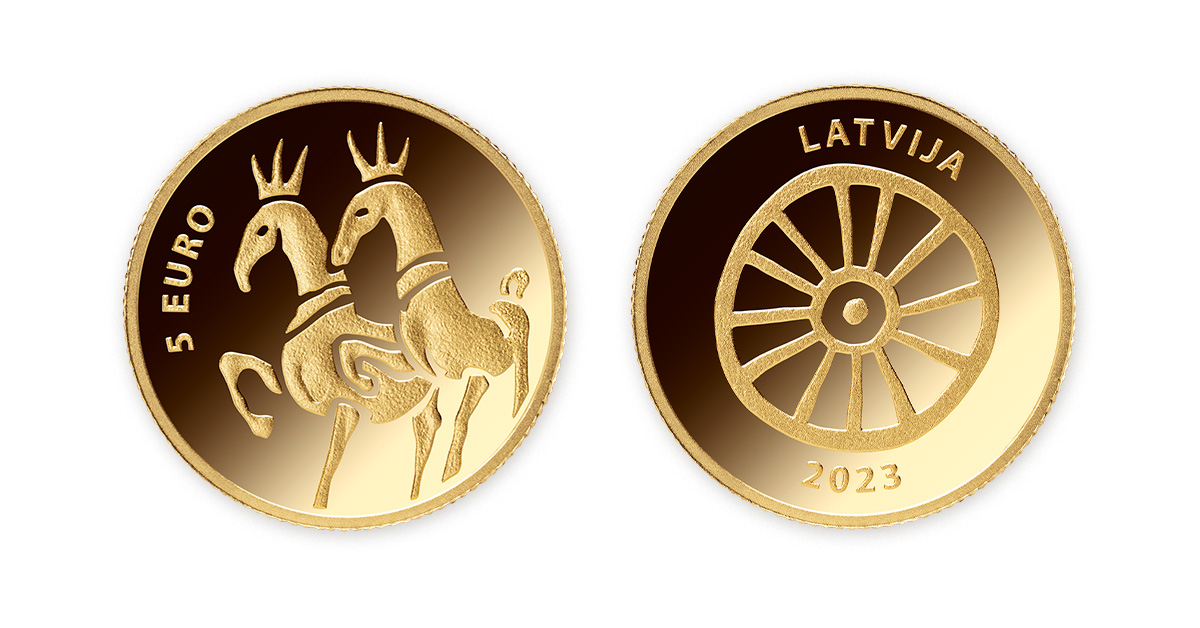 'Golden horses' collector coin