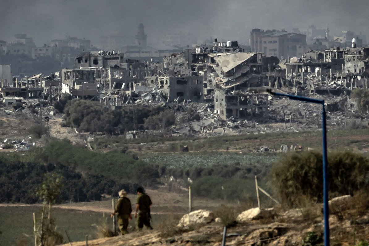 Ilustratīvs attēls: Gazas josla pēc Izraēlas spēku uzlidojumiem