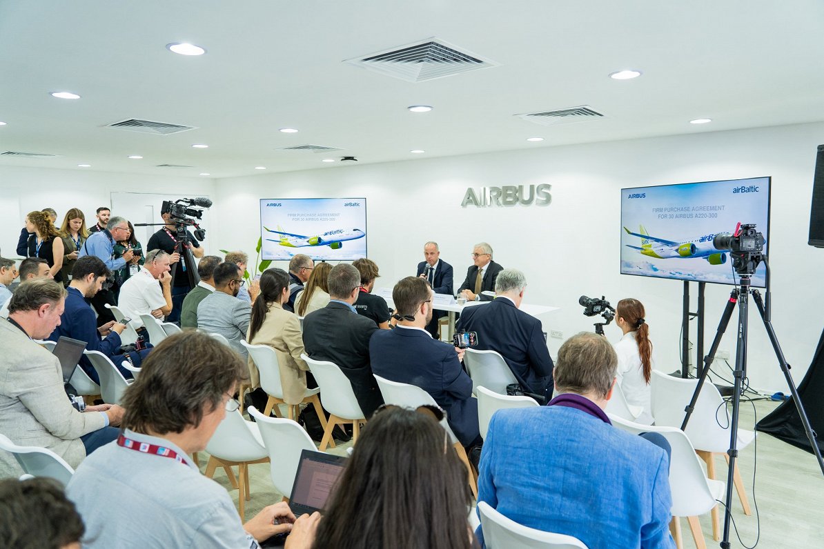 &quot;airBaltic&quot; preses konference