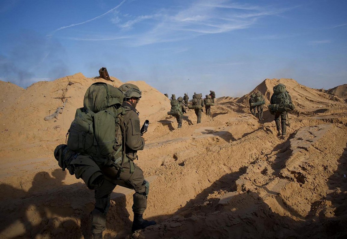 Izraēliešu spēki militārajā operācijā Gazas joslā