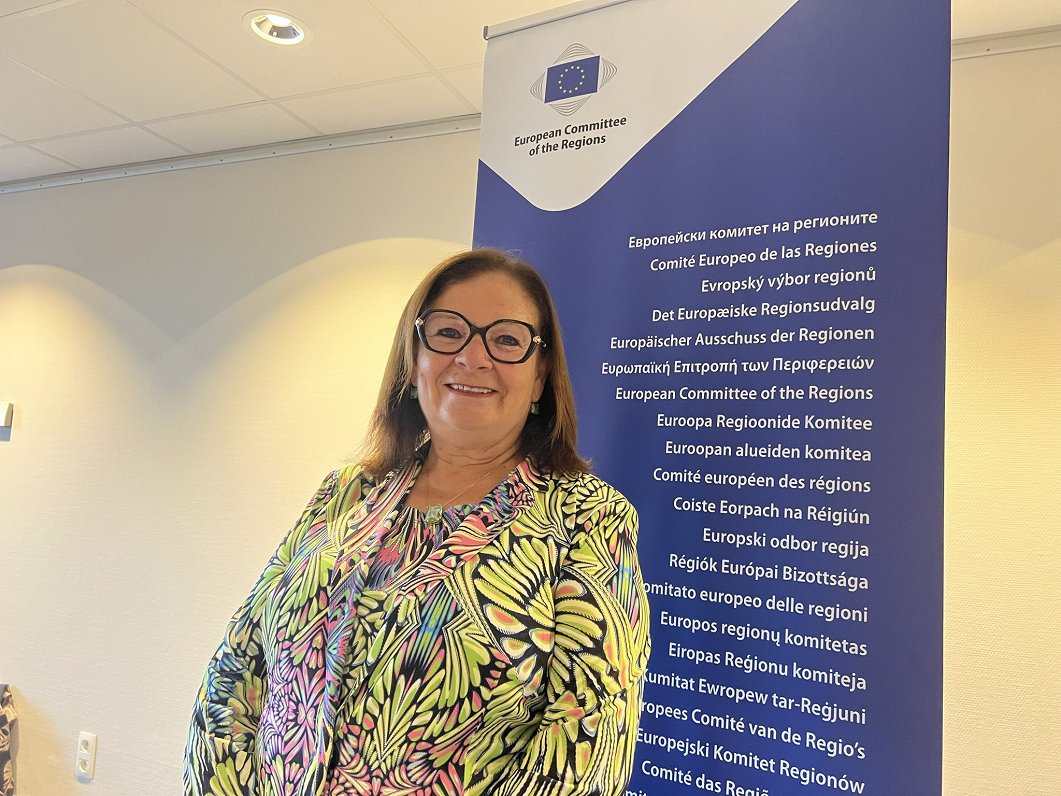 Eiropas Reģionu komitejas Dabas resursu komisijas priekšsēdētāja Isilda Gomeša no Portugāles