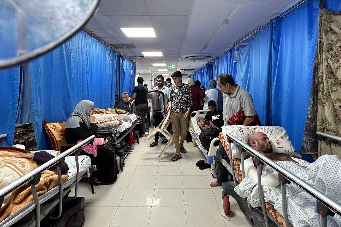 Gazas joslas al Šifas slimnīca, 2023. gada 10. novembrī