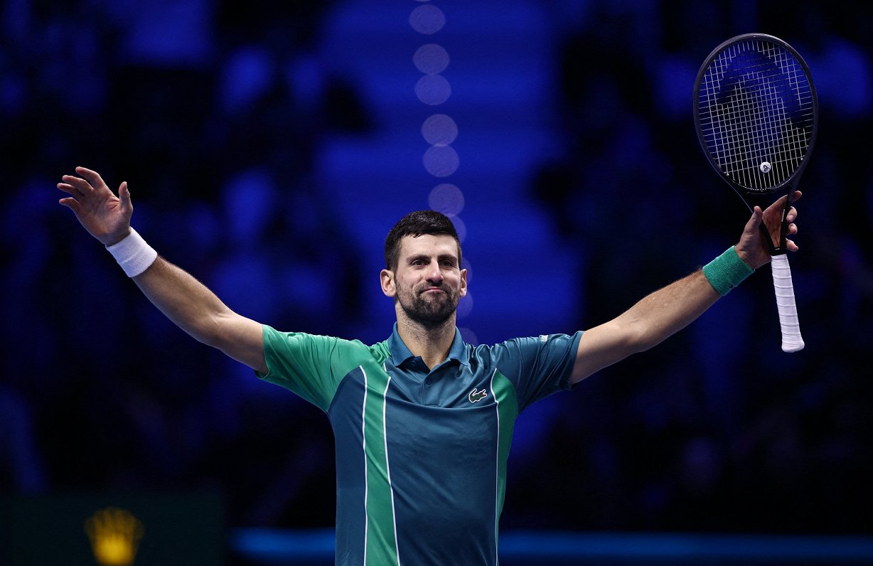 Novaks Džokovičs pēc uzvaras ATP sezonas noslēguma turnīra finālā